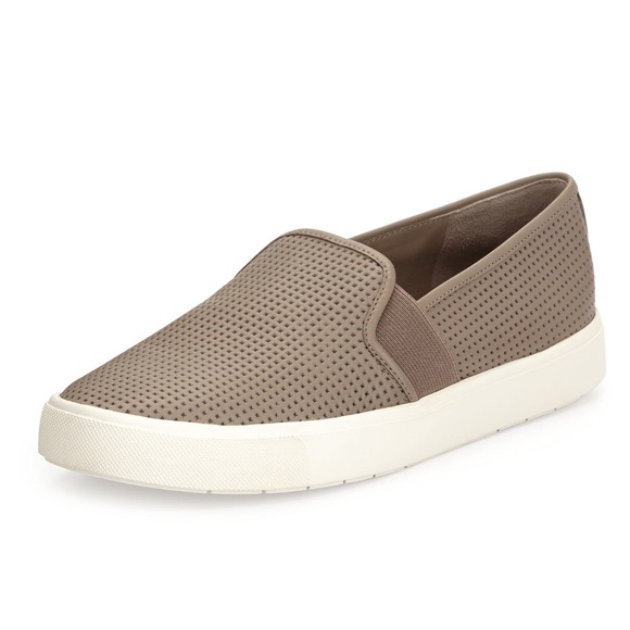 Vince Shoes - Vince Blair perforated leather slip-on sneakers